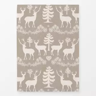 Geschirrtücher Winter deer and woodlands IV