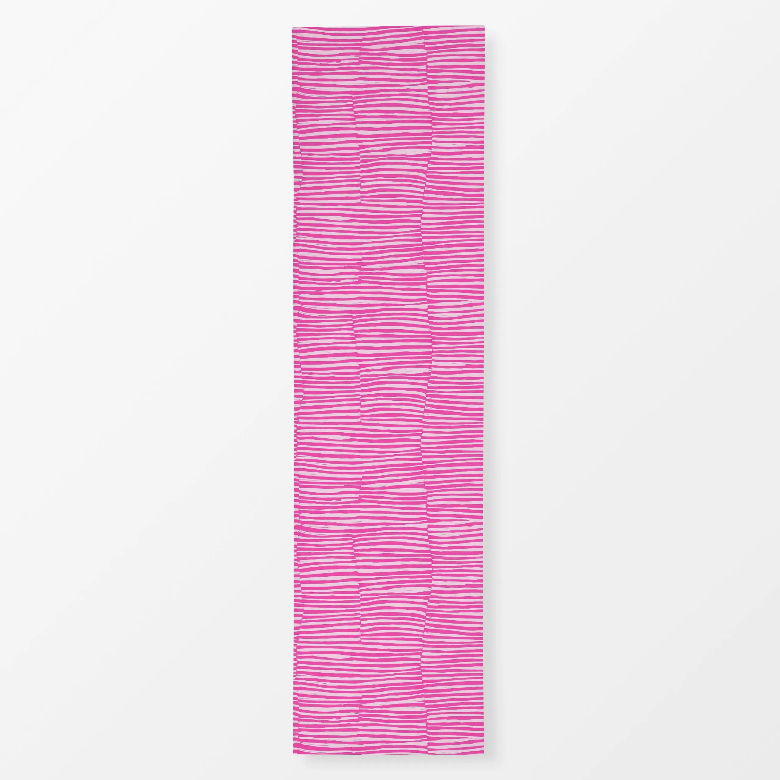 Tischläufer Geradlinigkeit pink, gemustert, von Malou Studio