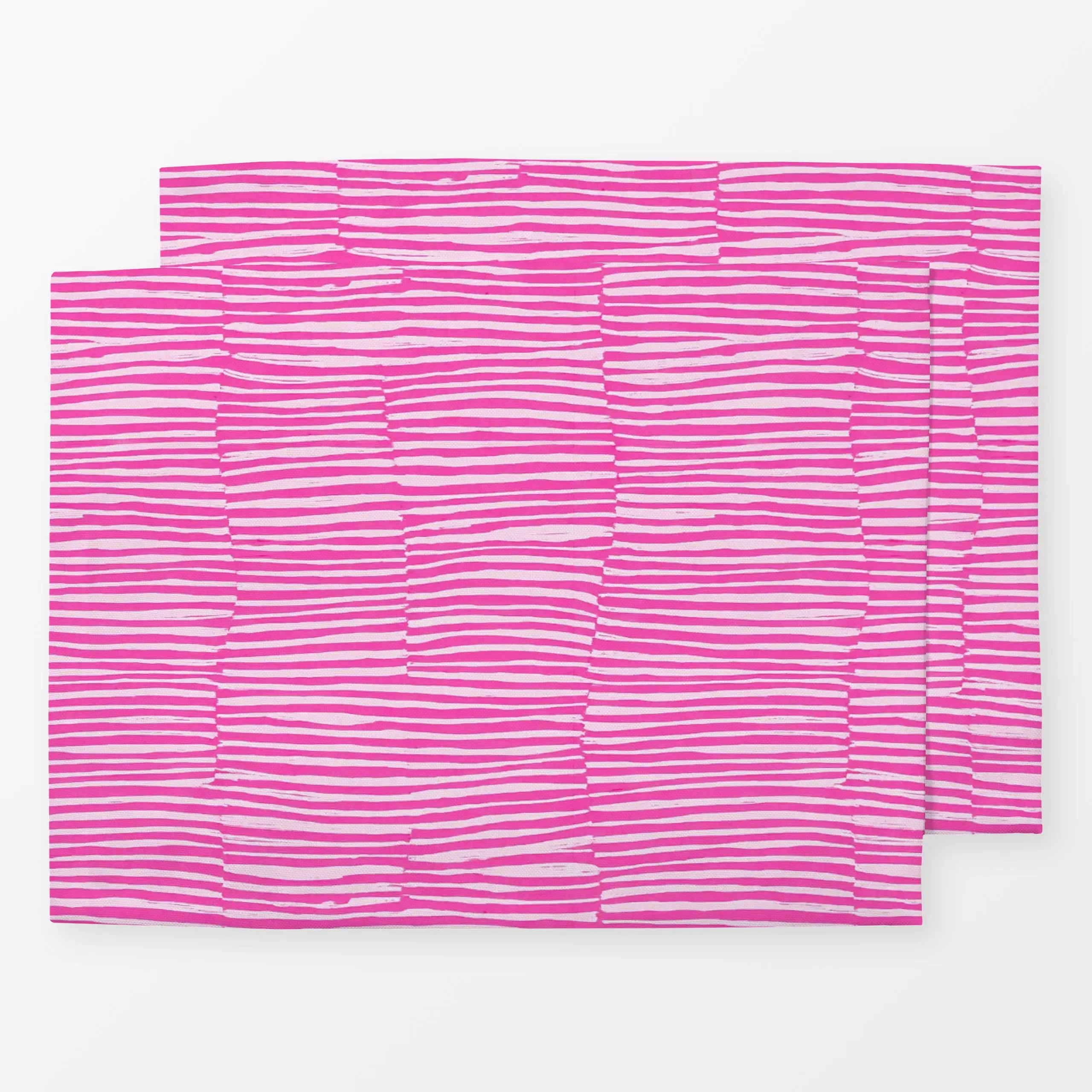 Tischset Geradlinigkeit pink - Liebe, Romantik & Pride, Symbole & Muster, Aktion - von „Malou Studio"; marrokko, boho, hippi...