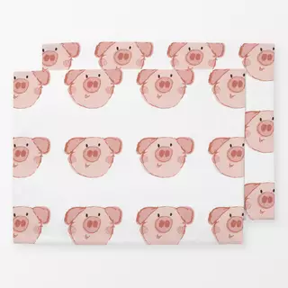 Tischset Schweinchen Karl
