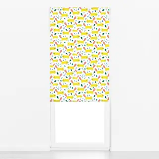 Raffrollo Biber mit Wassertropfen