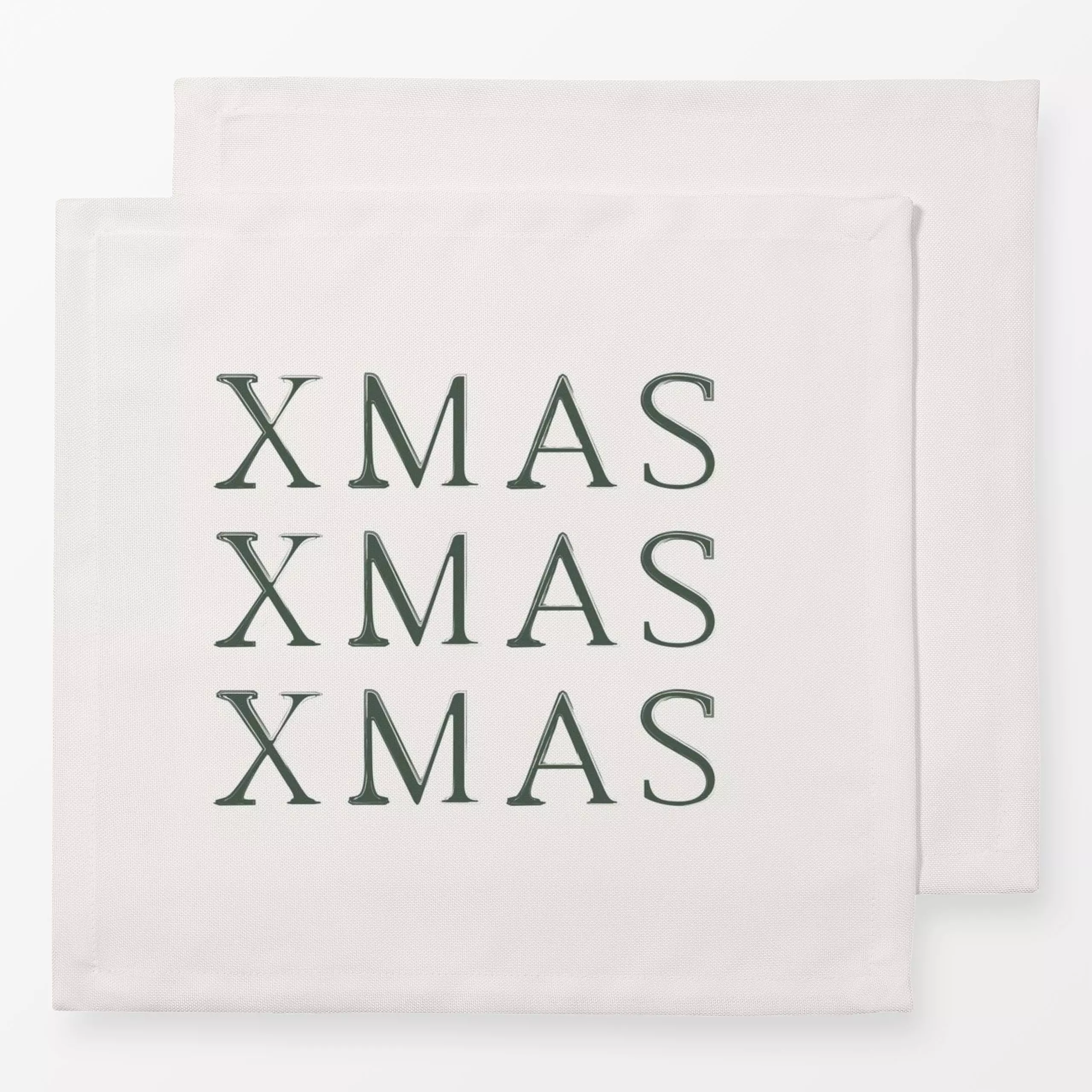 Servietten Xmas Beige - Weihnachten, Anlässe - von „Kruth Design"; Zitate und Slogans, Weihnachten, weihnachtlich, Weihnacht...