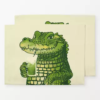 Tischset Matcha Krokodil