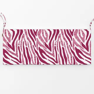 Bankauflage Zebramuster