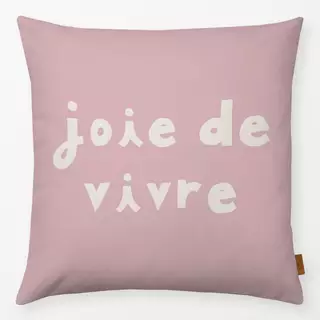 Kissen Joie de vivre rosa