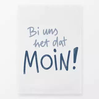 Geschirrtuch Bi uns het dat Moin!