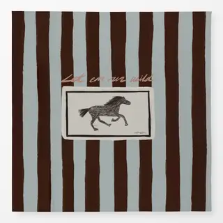 Tischdecke Let 'em Run Wild Striped Horse