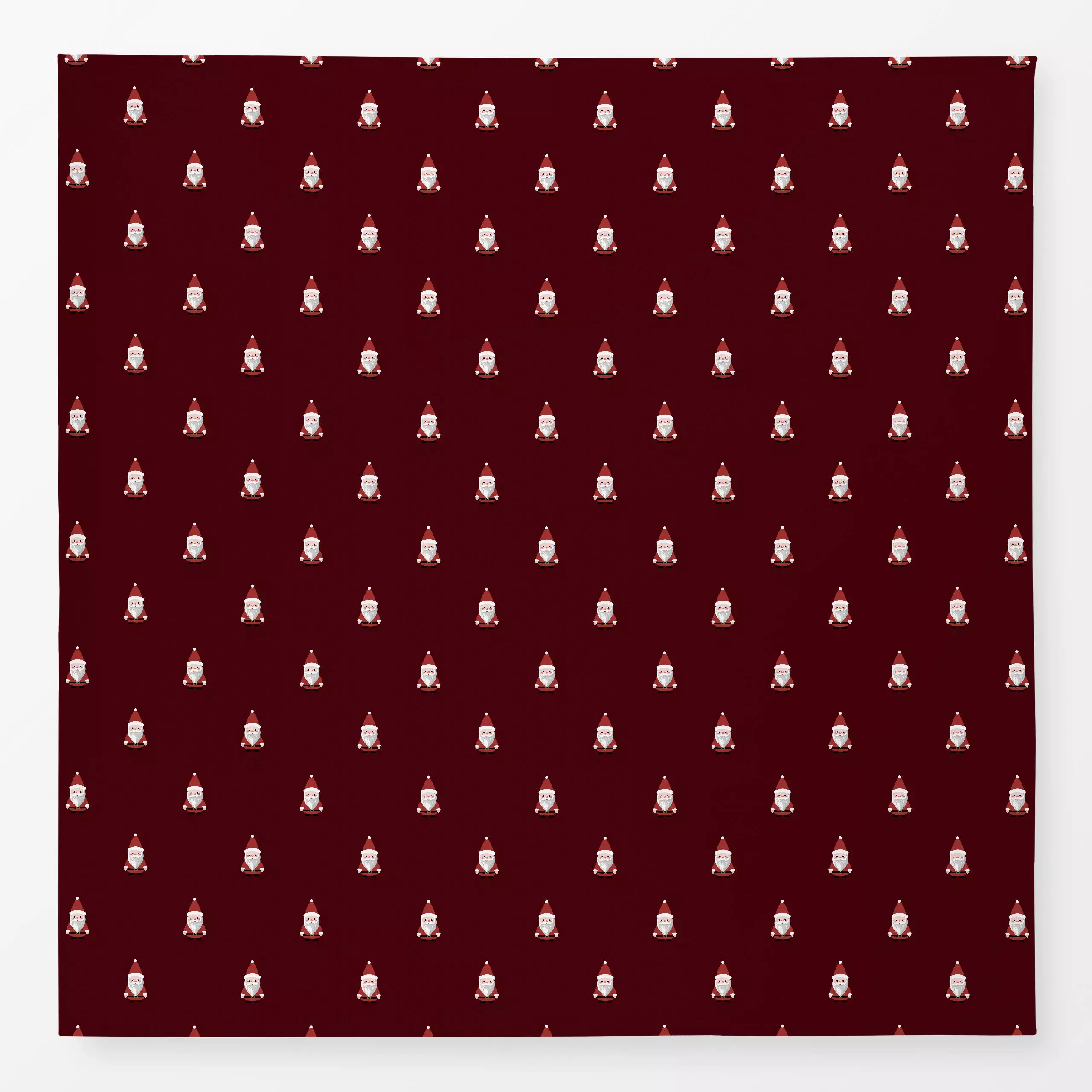 Tischdecke Weihnachtsmänner rot - Weihnachten, Anlässe - von „Studio Kesse"; Weihnachtsmann, Weihnachten, Scandi, Nordic, Ni...