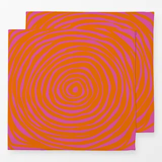 Servietten Circular Fun Pink Orange