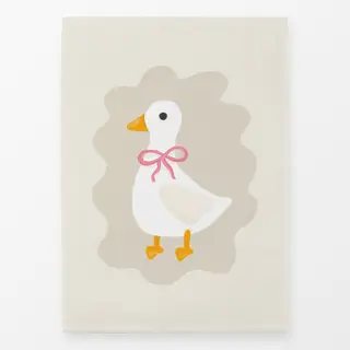 Geschirrtücher Kleine süße Gans beige