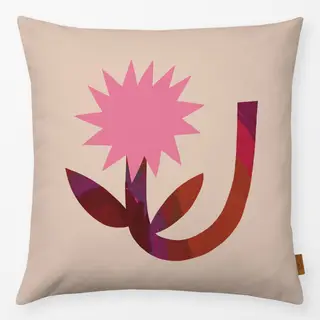 Kissen Blume Rosa