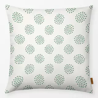 Kissen Dotty Dots green beige