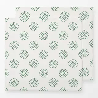Servietten Dotty Dots green beige