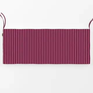 Bankauflage Mahagony Pink Nadelstreifen