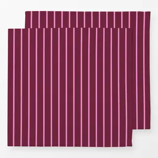Servietten Mahagony Pink Nadelstreifen