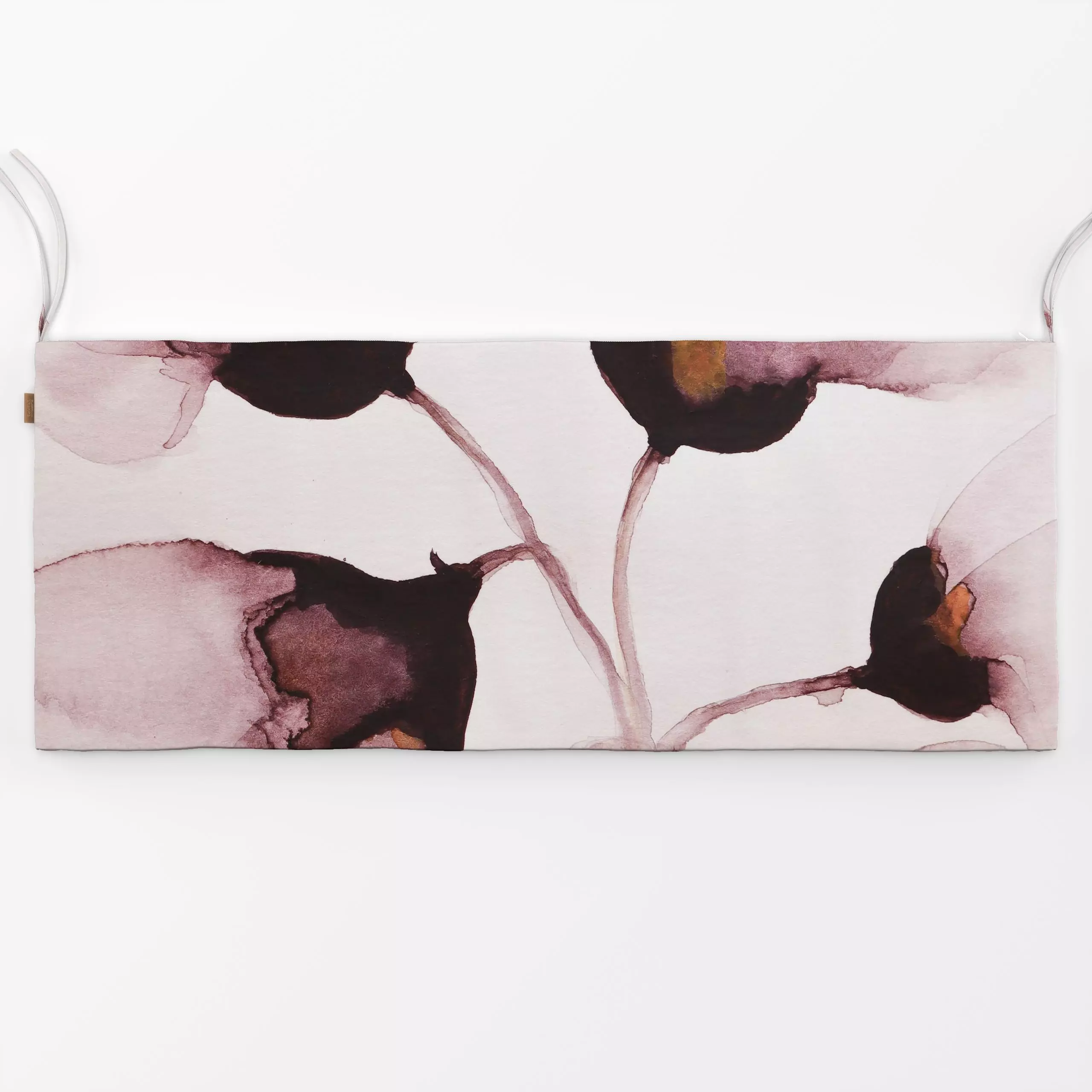 Bankauflage Flowers in Rose Pink - Blumen & Florales, Symbole & Muster, Pflanzen & Botanik - von „Ingrid Beddoes"; Muster, A...