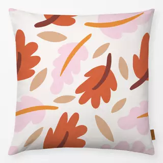Kissen Leaves Pattern Pink