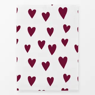 Geschirrtücher burgundy Herzen