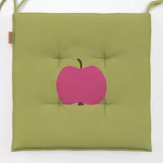 Sitzkissen Apfel auf grün
