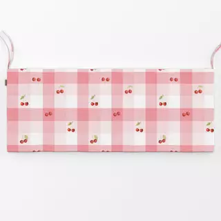 Bankauflage Vintage Cherry Gingham IV