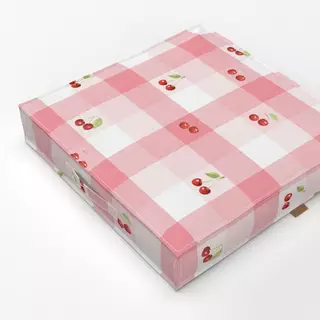 Bodenkissen Vintage Cherry Gingham IV