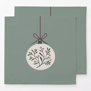 Servietten Weihnachtskugel