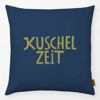 Kissen Kuschelzeit blau