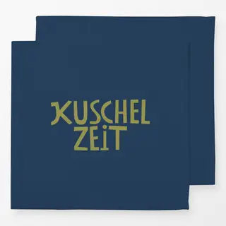 Servietten Kuschelzeit blau