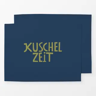 Tischset Kuschelzeit blau