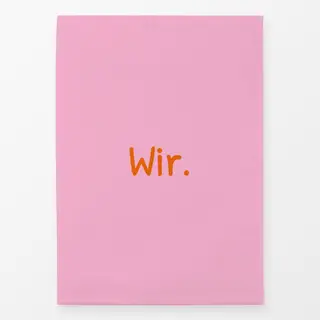 Geschirrtücher Wir rosa