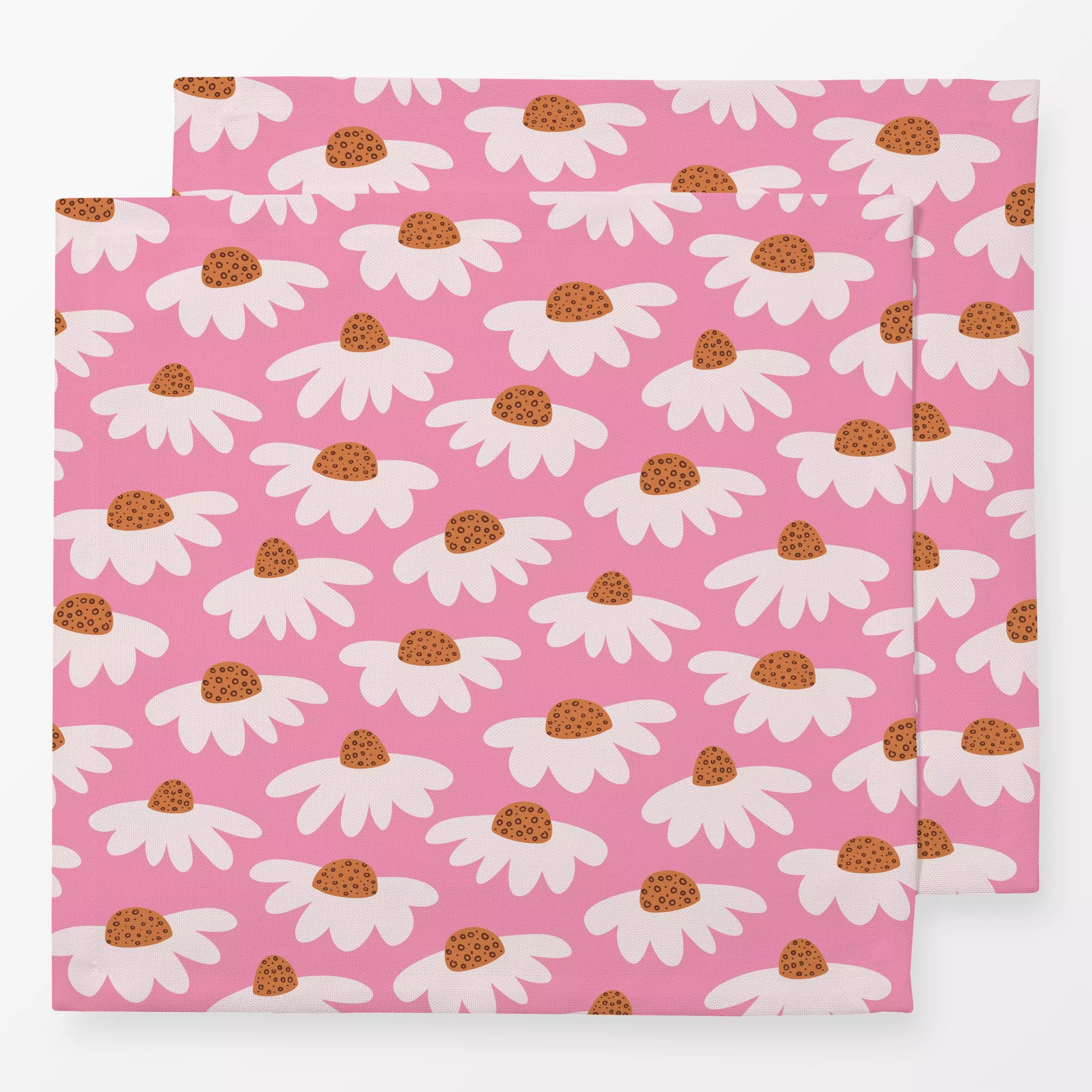 Servietten Flowers pink - Kinderzimmer & Motive für Kinder, Symbole & Muster - von „Kathrin Woo"; Muster, minimal, Kinder, m...