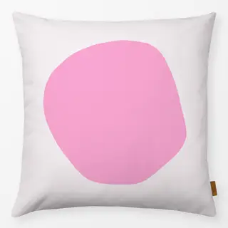 Kissen organischer Kreis Pink
