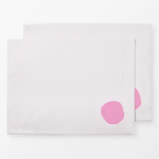 Tischset organischer Kreis Pink
