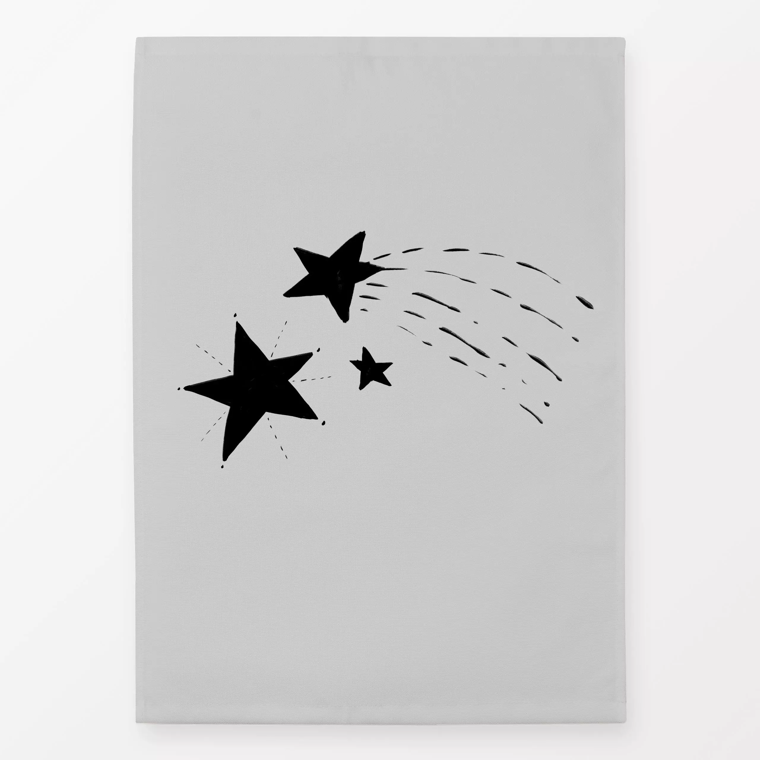 Geschirrtücher Sternenhimmel GRAU - Weihnachten, Astronomie & Weltraum - von „Sophie Augustin Illustration"; Merry Christmas...