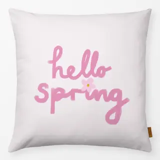 Kissen Hello Spring Beige