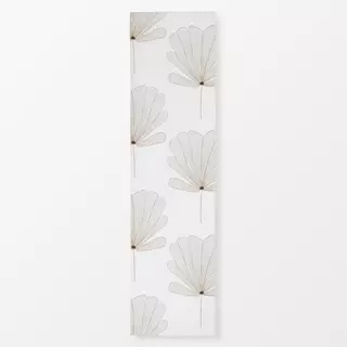 Tischläufer Blossoms white