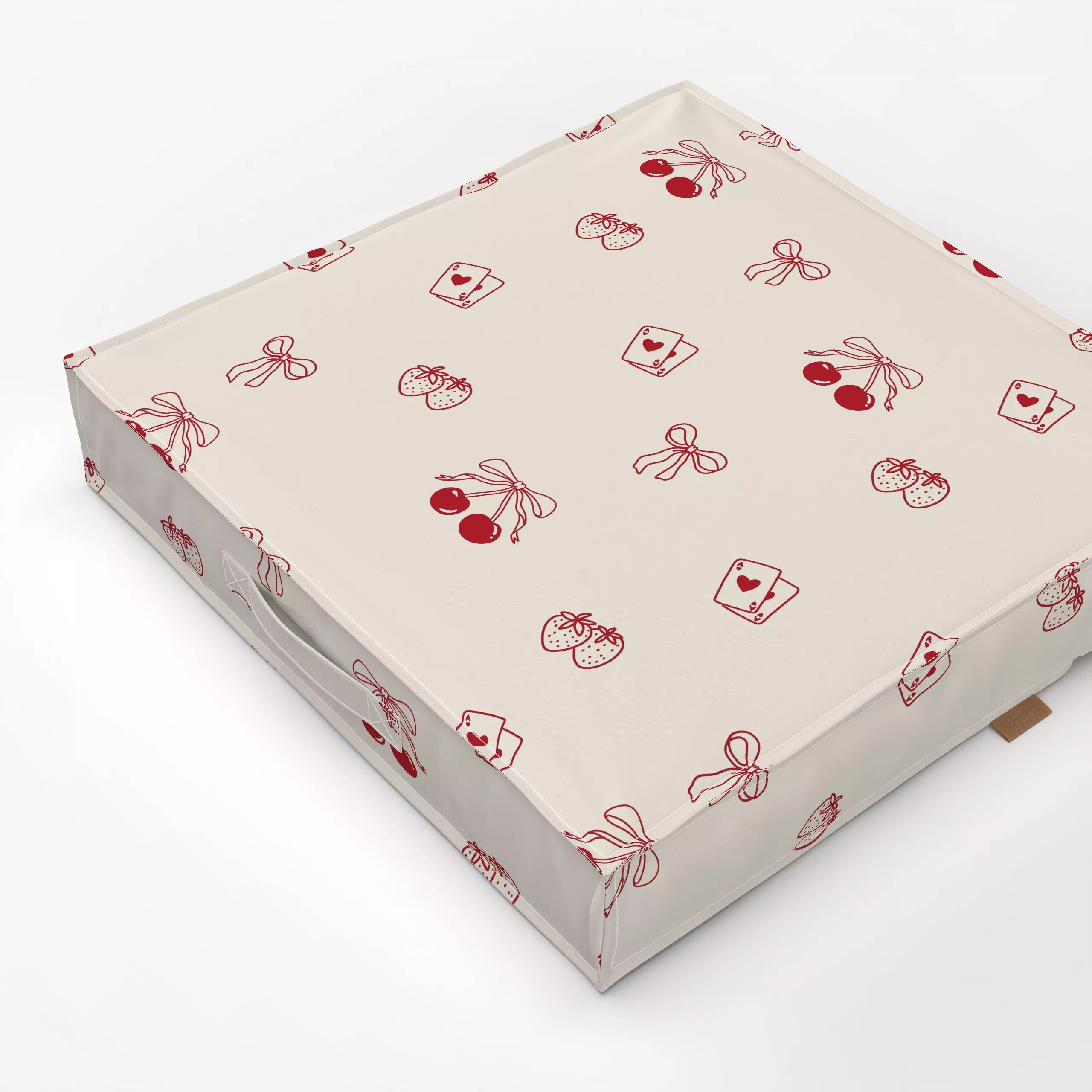 Bodenkissen Cute Vibe Muster - Liebe, Romantik & Pride, Symbole & Muster - von „textilwerk"; Illustration, trend, geschenkid...