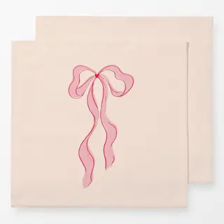 Servietten Love Ribbon