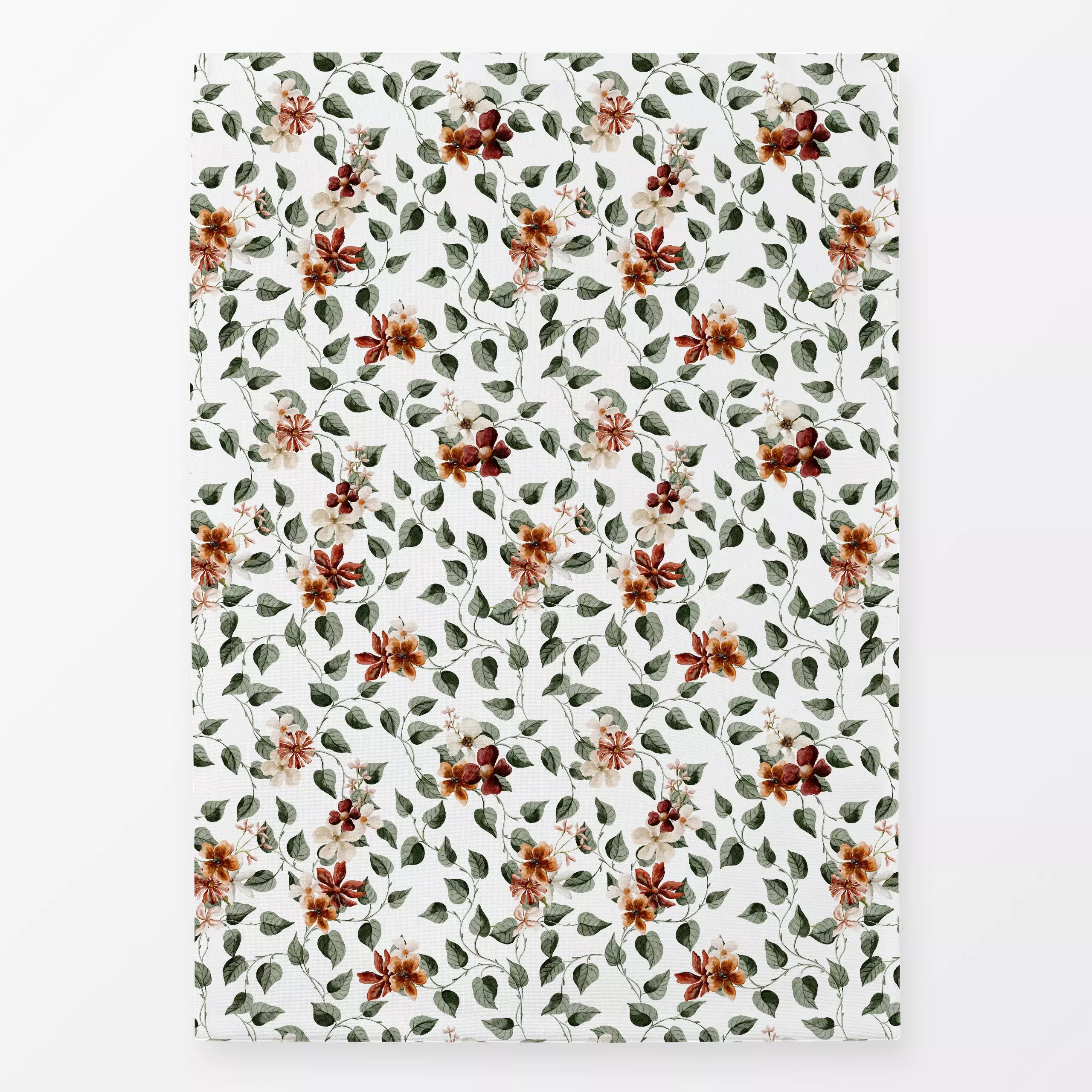 Geschirrtücher Unendliche Liebe - Ranken - Blumen & Florales - von „Uta Naumann"; boho, Muster, Natur, Blumen, Blätter, Gart...