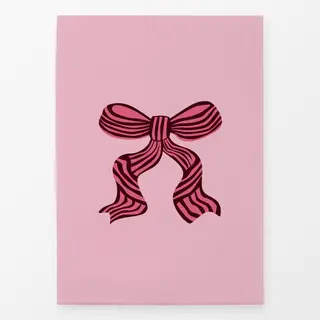 Geschirrtücher Festive Christmas Bow pink