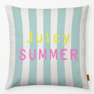 Kissen Juicy Summer icy morn blau