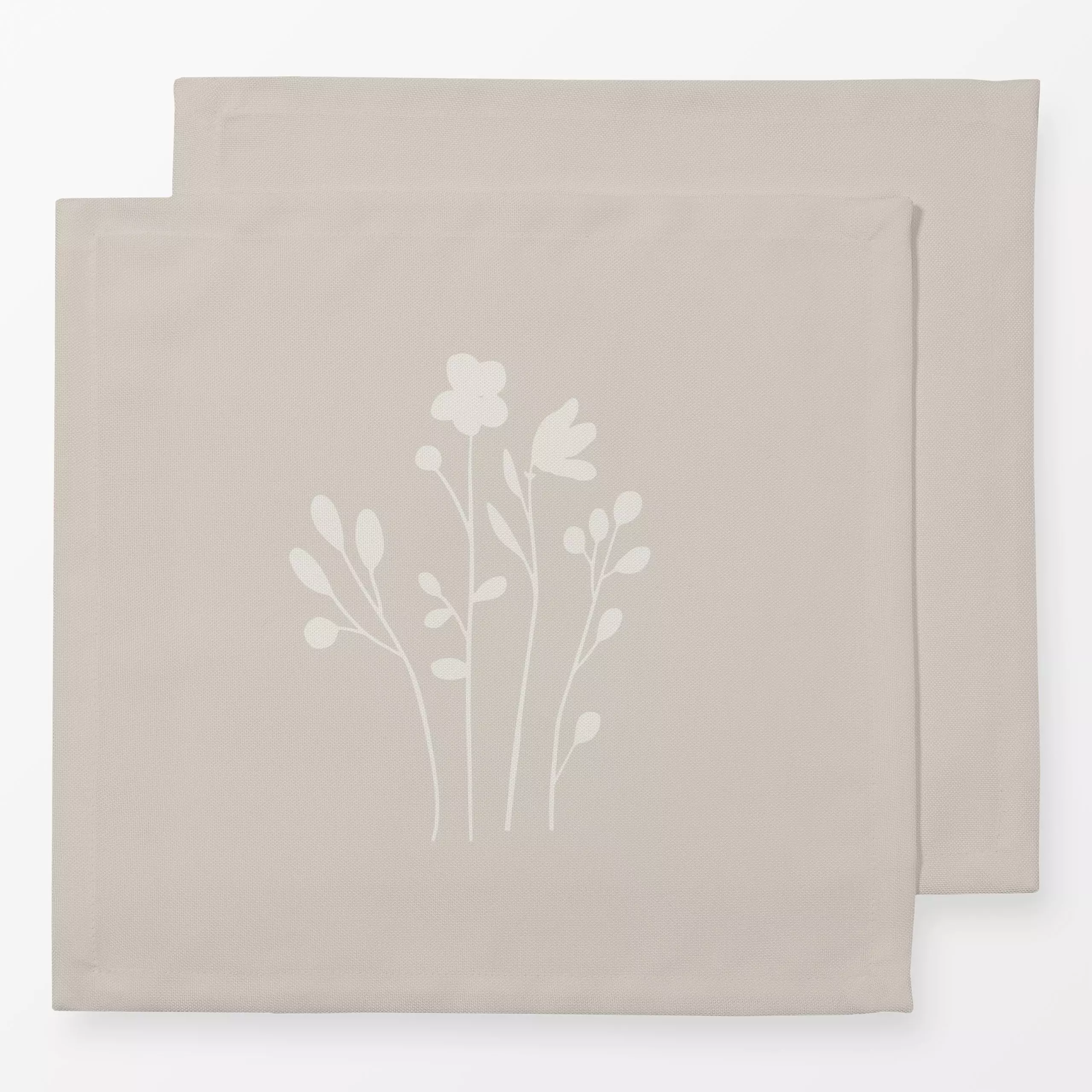 Servietten Spring Flowers - Blumen & Florales, Sommer - von „Kruth Design"; Blumen, Sommerblumen, Sommer, kruthdesign, fruhl...