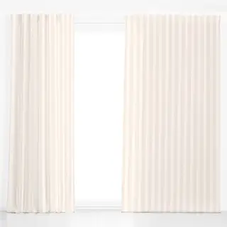 Dekovorhang Soft Beige Vertical Stripes