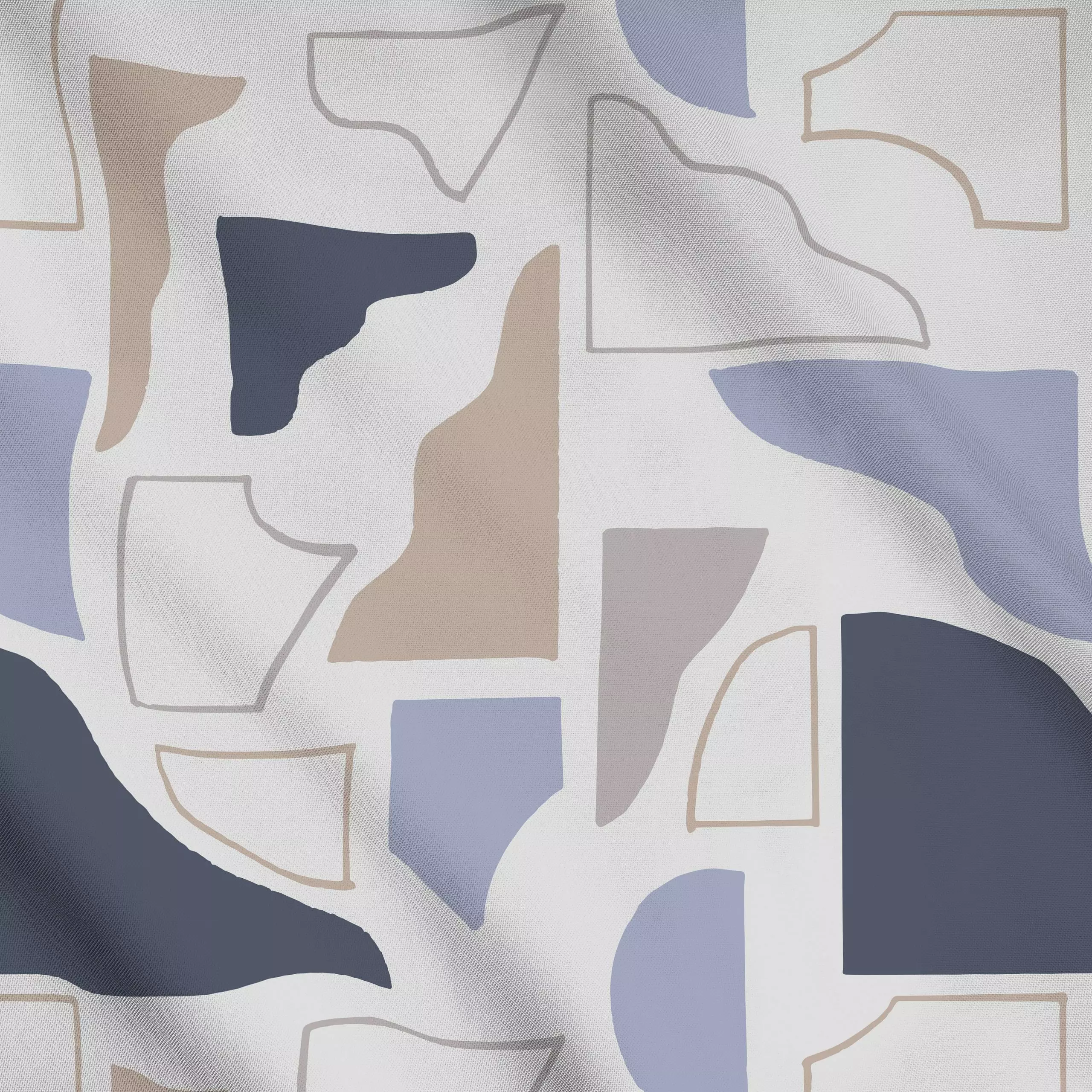 Meterware Organic Shapes 2X - Symbole & Muster - von „Mareike Böhmer"; Muster, minimal, abstrakt, skandinavisch, formen, min...