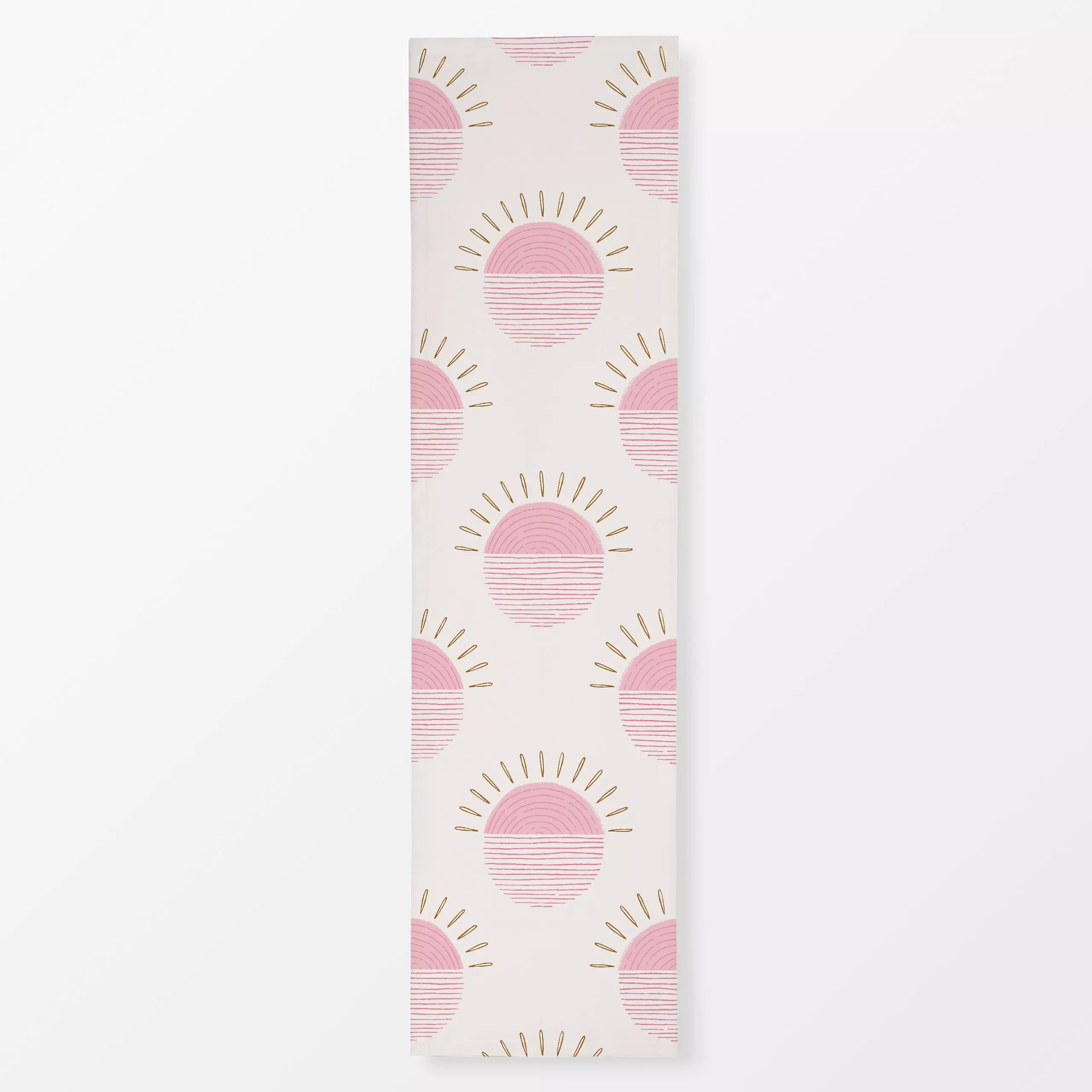 Tischläufer Sonne beige pink, fürs Kinderzimmer, Sommer, von Kathrin Woo