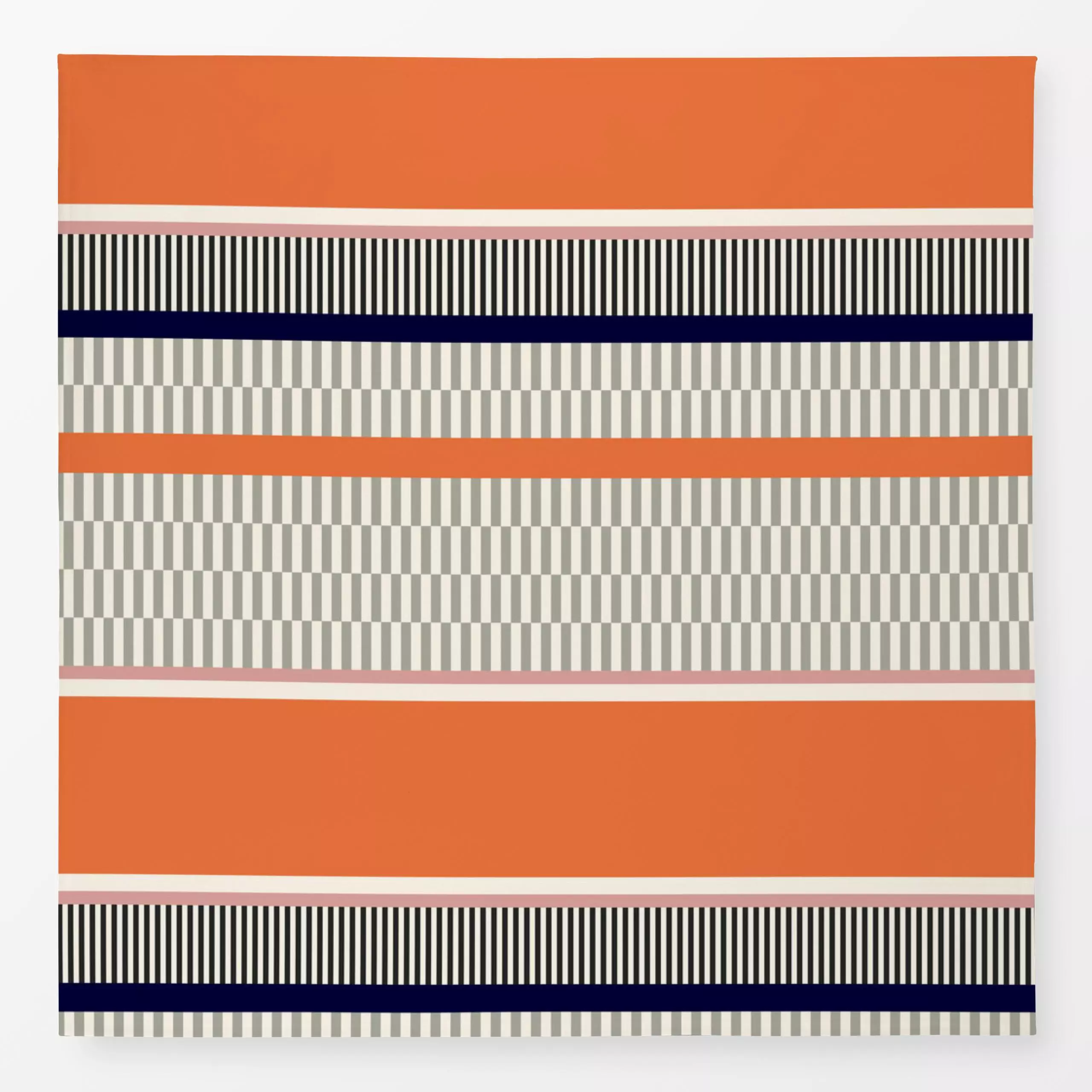 Tischdecke Mediterranean Joy 2 - Symbole & Muster - von „Eda Şahin"; Muster, Struktur, abstrakt, Streifen, kleingemustert, G...