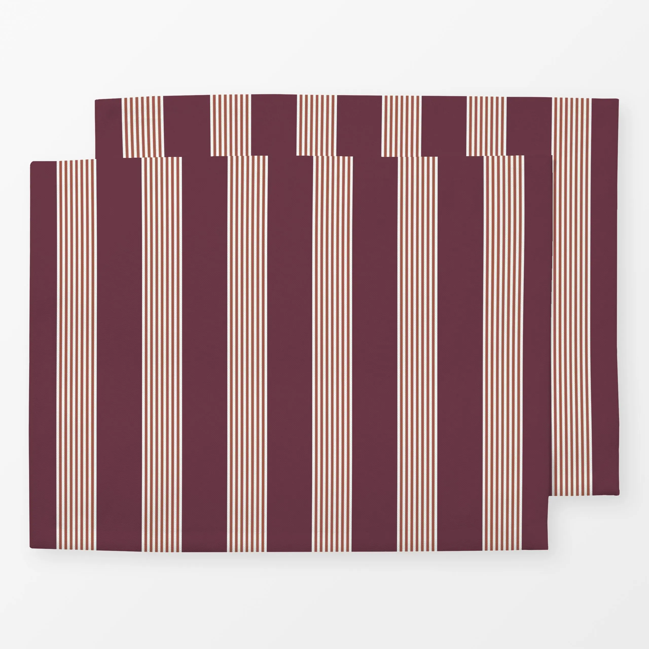 Tischset Streifen Rot - Symbole & Muster - von „Sophie Augustin Illustration"; Streifen, gestreift, Streifenmuster, Nadelstr...