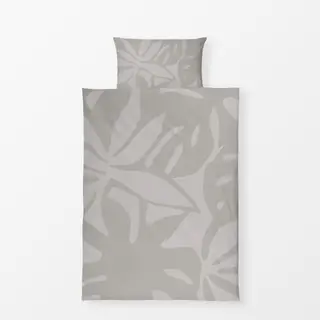 Bettwäsche Minimalist Tropical Vibes Grey