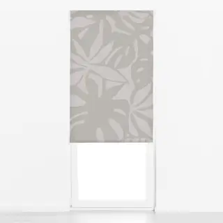 Raffrollo Minimalist Tropical Vibes Grey