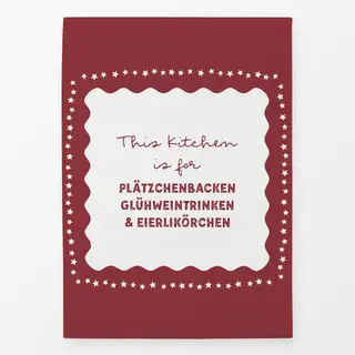 Geschirrtücher Plätzchen und Glühwein